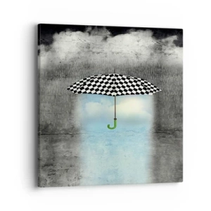 Impression sur toile - Image sur toile - Et pourtant c'est possible - 40x40 cm