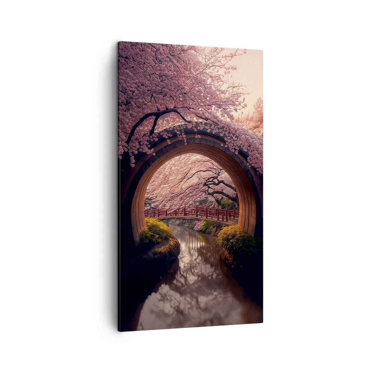Impression sur toile - Image sur toile - Printemps japonais - 45x80 cm