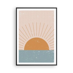 Affiche dans un cadre noir - Poster - Un miracle au quotidien - 70x100 cm