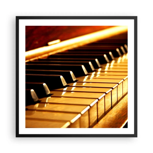 Affiche dans un cadre noir - Poster - Des possibilités infinies - 60x60 cm