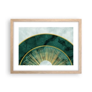 Affiche dans un chêne clair - Poster - Un autre système solaire - 40x30 cm