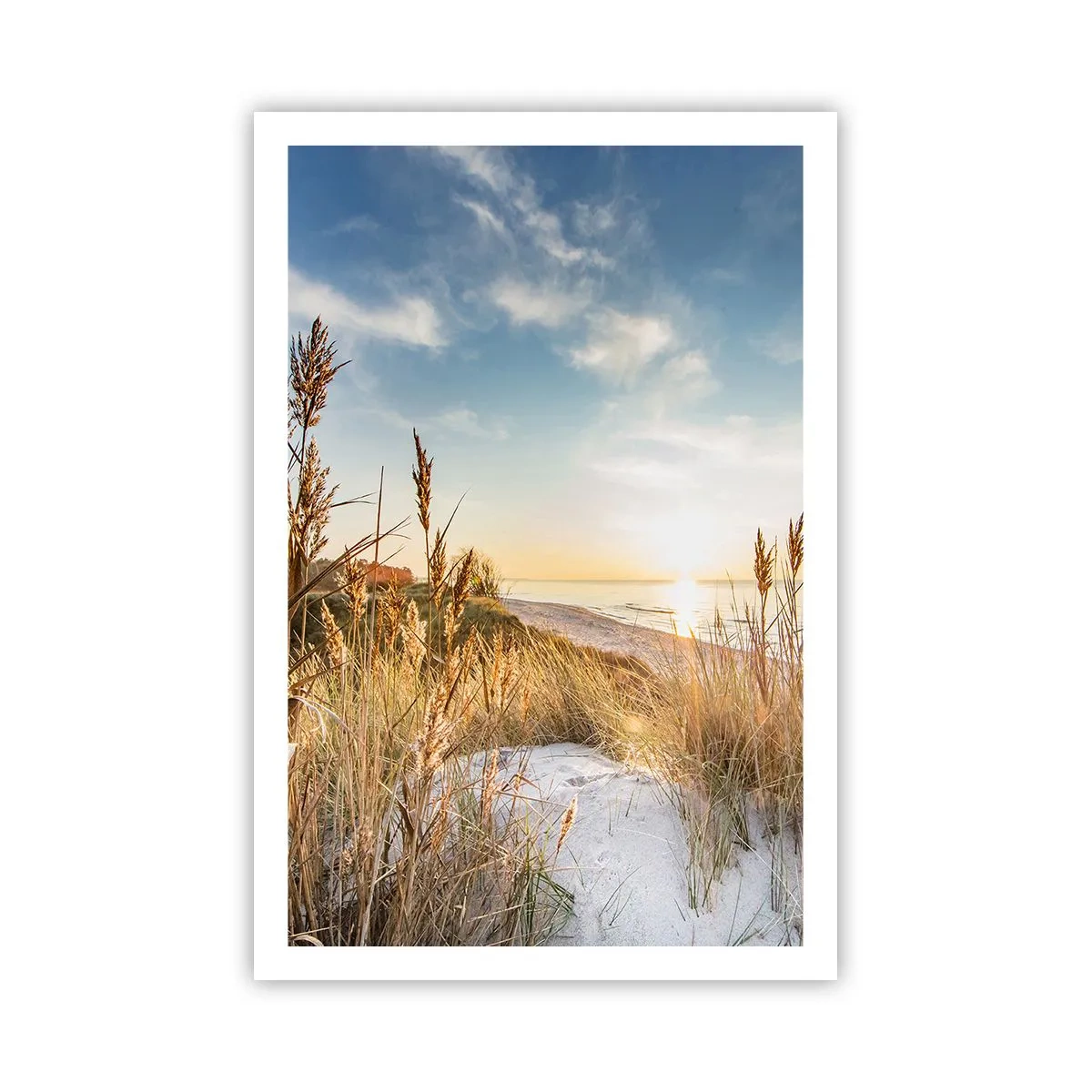 Affiche - Poster - Plage du nord - 61x91 cm