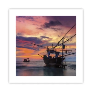 Affiche - Poster - Soirée exotique - 40x40 cm