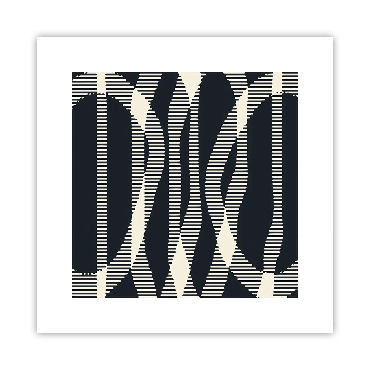 Affiche - Poster - Une tentative de briser l'obscurité - 30x30 cm