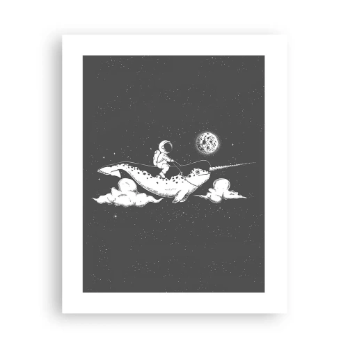 Affiche - Poster - Cavalier de l'espace - 40x50 cm