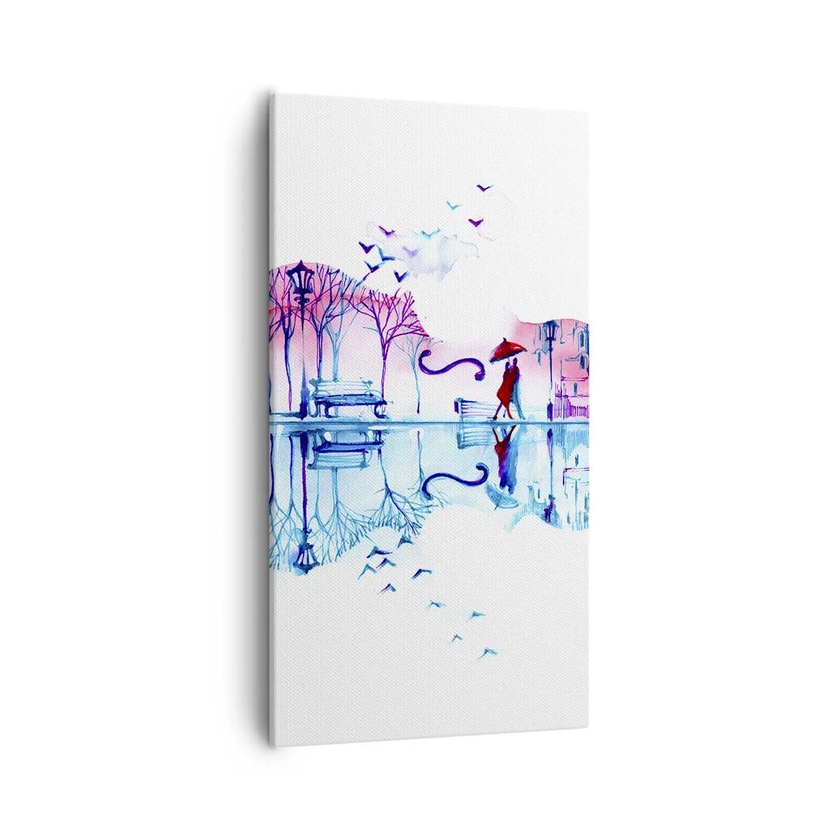 Impression sur toile - Image sur toile - Je vous apporterai de cantiques de pluie - 55x100 cm
