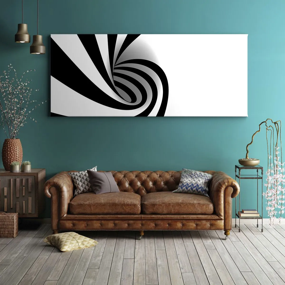 Impression sur toile - Image sur toile - Et pourtant ça tourne - 100x40 cm