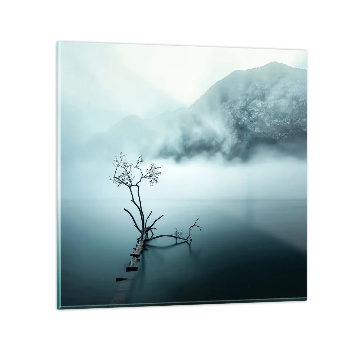 Impression sur verre - Image sur verre - D'eau et de brouillard - 70x70 cm