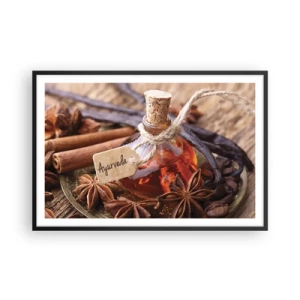 Affiche dans un cadre noir - Poster - Vers l'unité du corps et de l'esprit - 91x61 cm