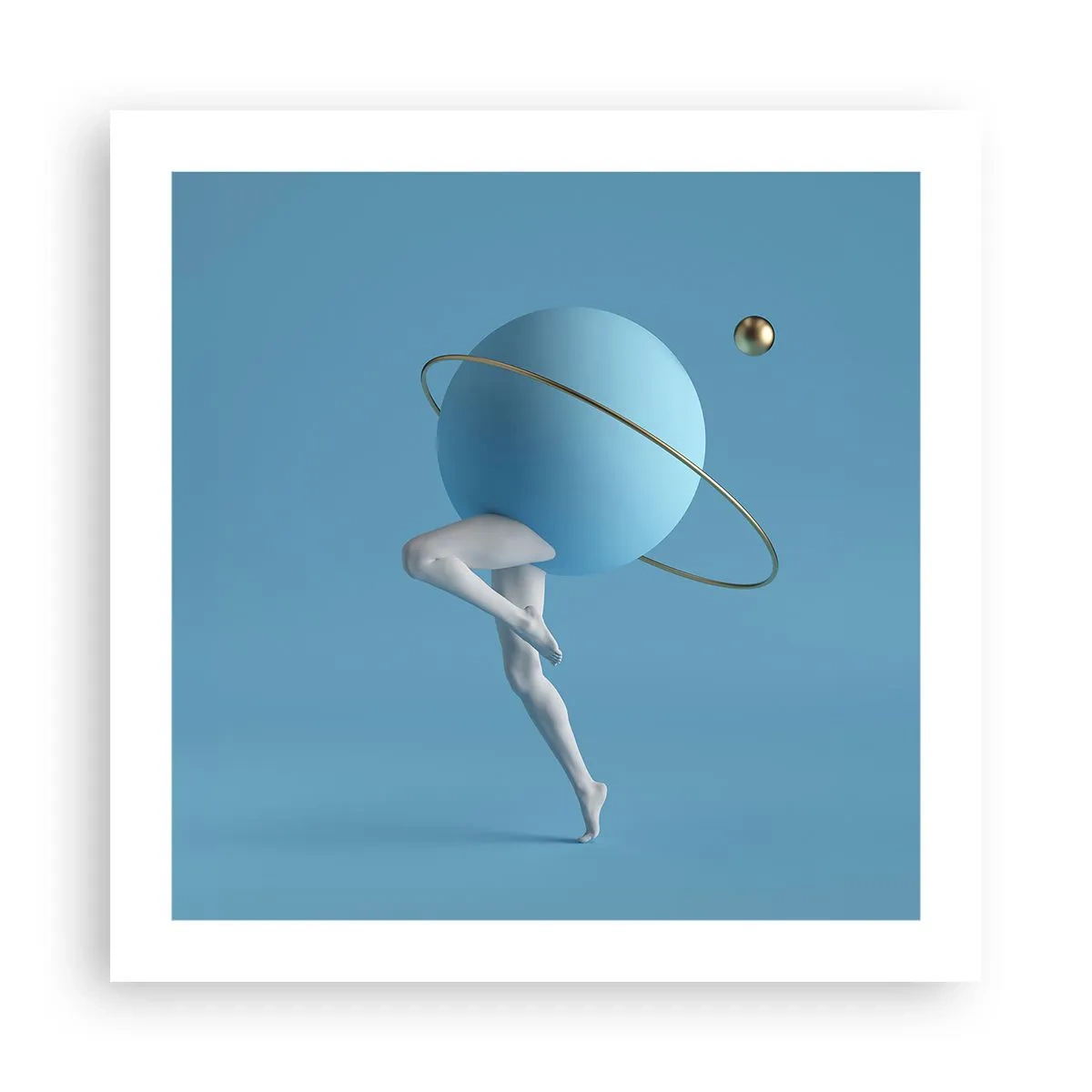 Affiche - Poster - Et les planètes deviennent folles - 50x50 cm