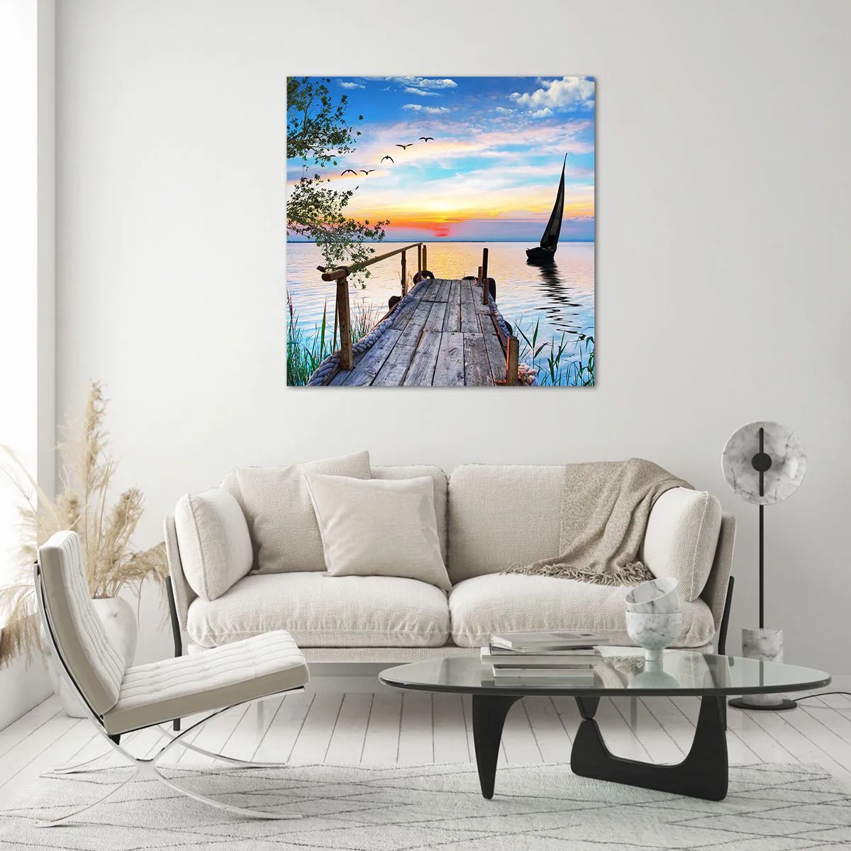 Impression sur verre - Image sur verre - Bonsoir! - 30x30 cm
