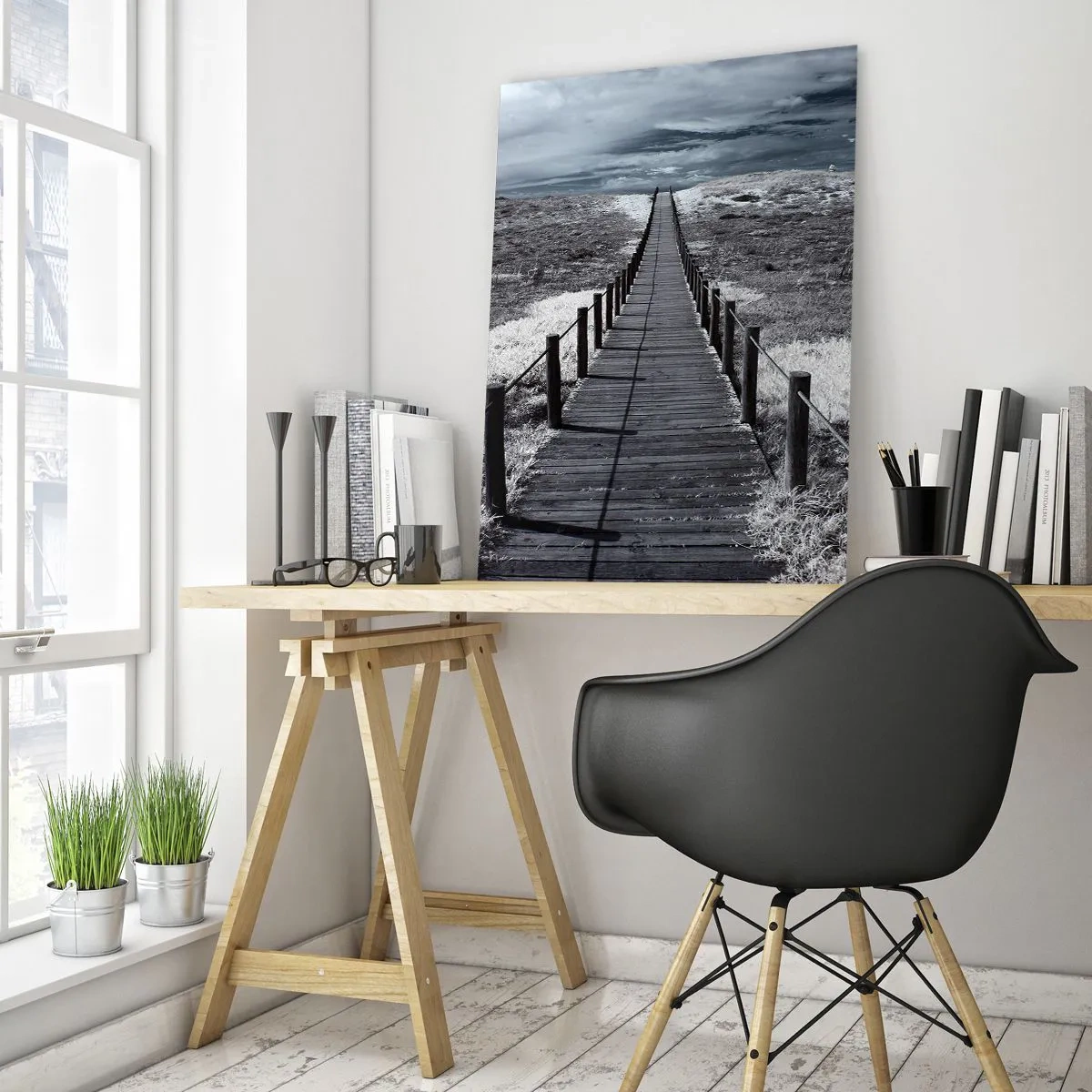 Impression sur verre - Image sur verre - Jusqu'au rivage - 80x120 cm