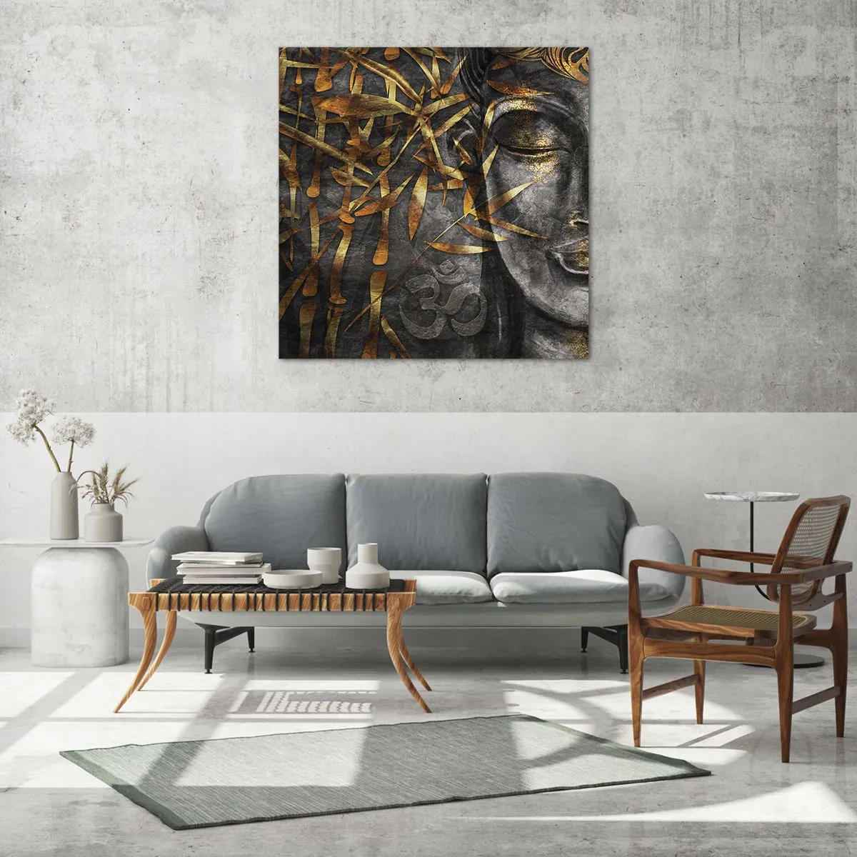 Impression sur verre - Image sur verre - Ressentir le calme - 30x30 cm