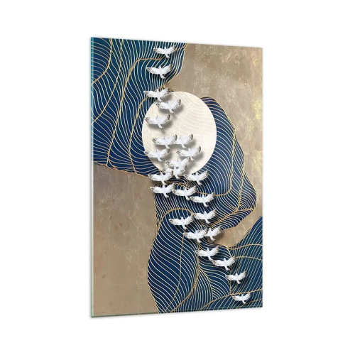 Impression sur verre - Image sur verre - Liberté, errance, communauté - 80x120 cm