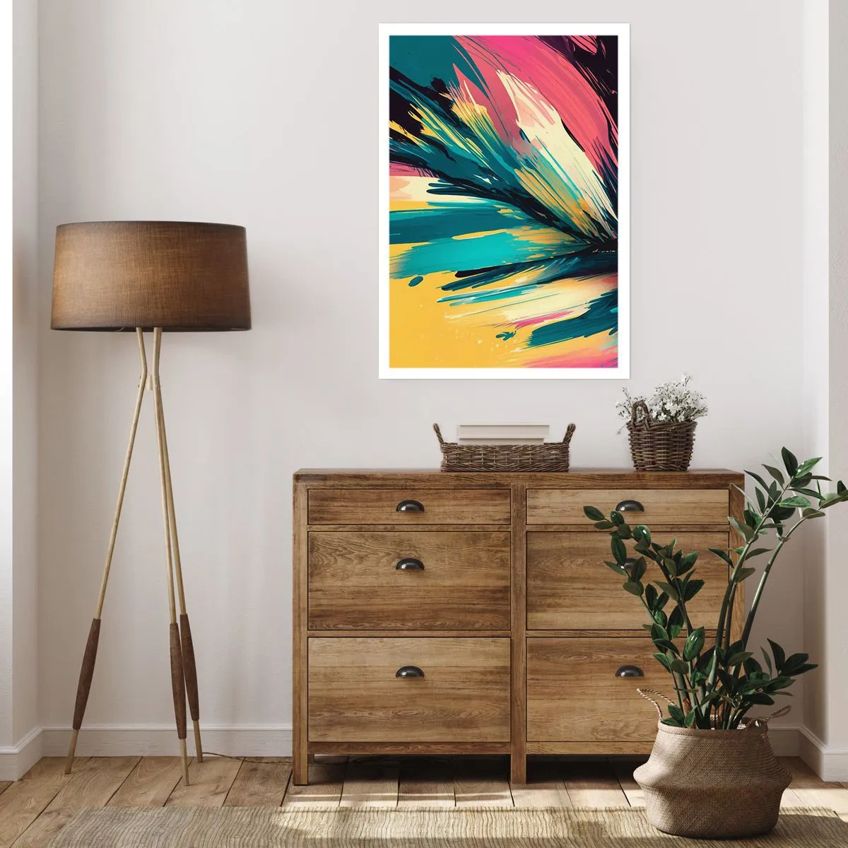 Affiche - Poster - Composition – une explosion de joie - 30x40 cm