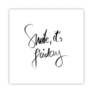 Affiche - Poster - Joie réelle - 40x40 cm