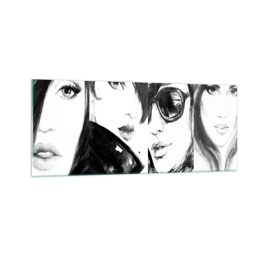 Impression sur verre - Image sur verre - La beauté multipliée - 100x40 cm