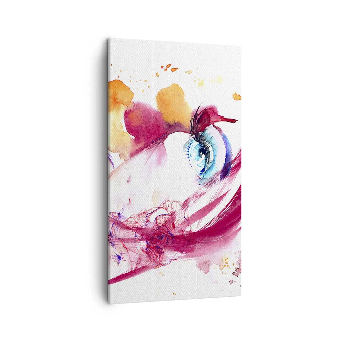 Impression sur toile - Image sur toile - Le monde prospère dans la proximité - 45x80 cm