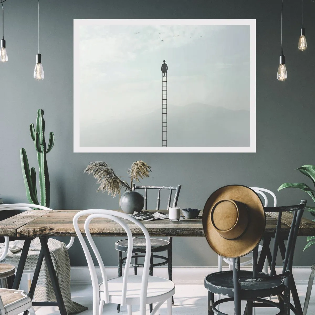 Affiche - Poster - Se soulever au-dessus - 40x30 cm