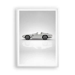 Affiche dans un cadre blanc - Poster - Promesse de plaisir - 70x100 cm