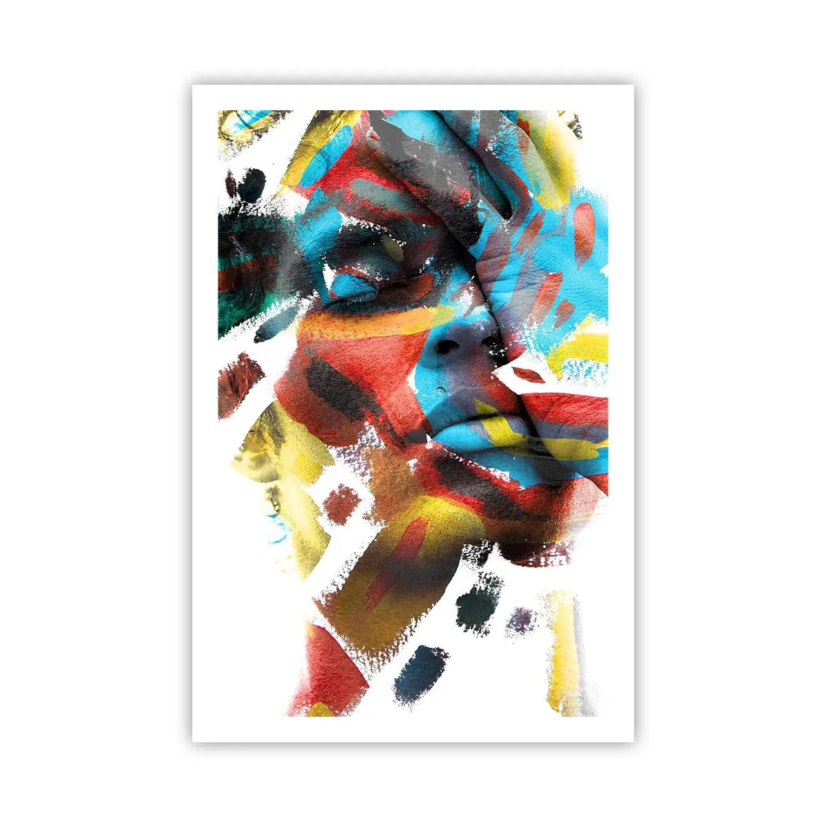 Affiche - Poster - Personnalité colorée - 61x91 cm