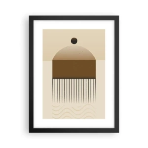 Affiche dans un cadre noir - Poster - Différents états - 30x40 cm