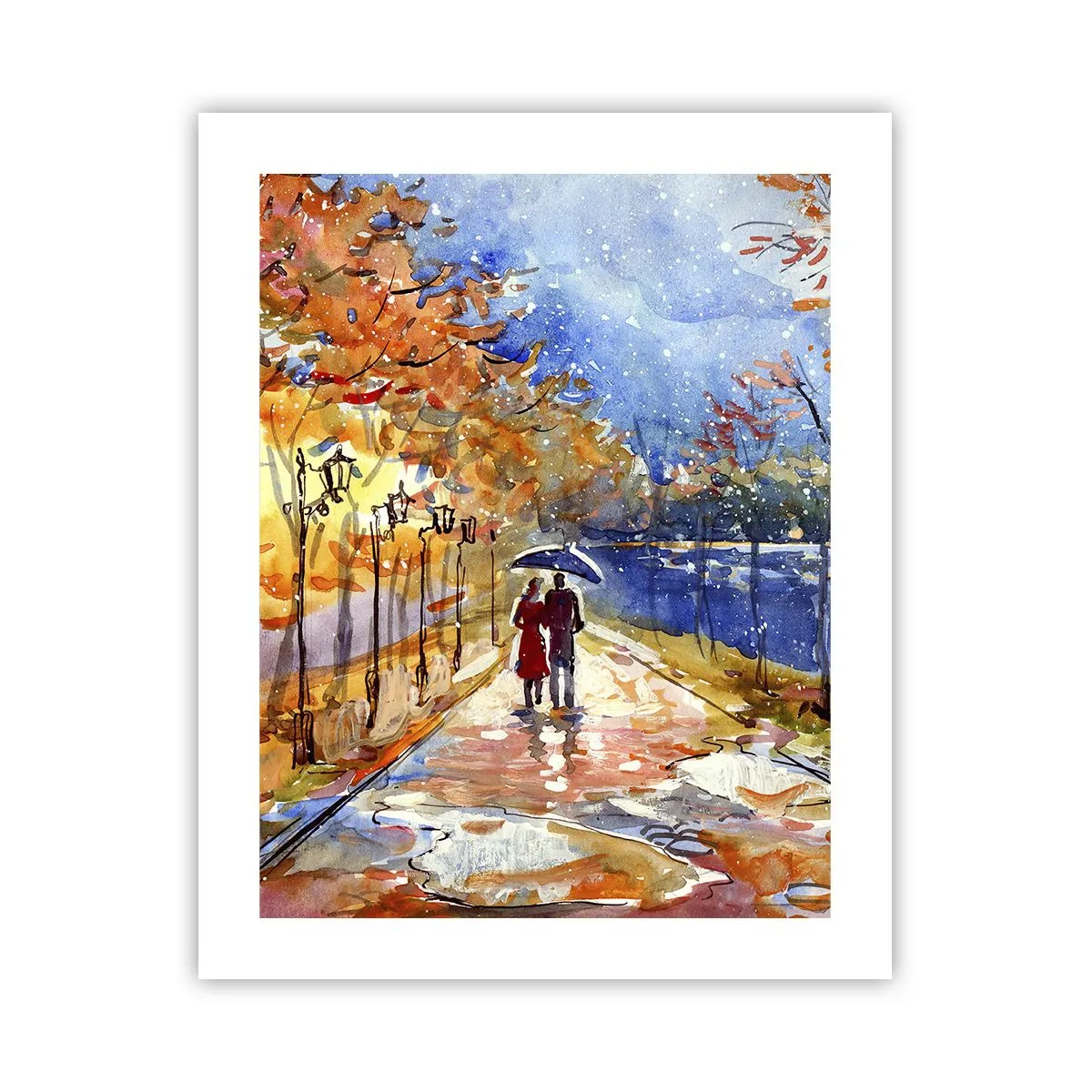 Affiche - Poster - Ensemble jusqu'au bout du temps - 40x50 cm