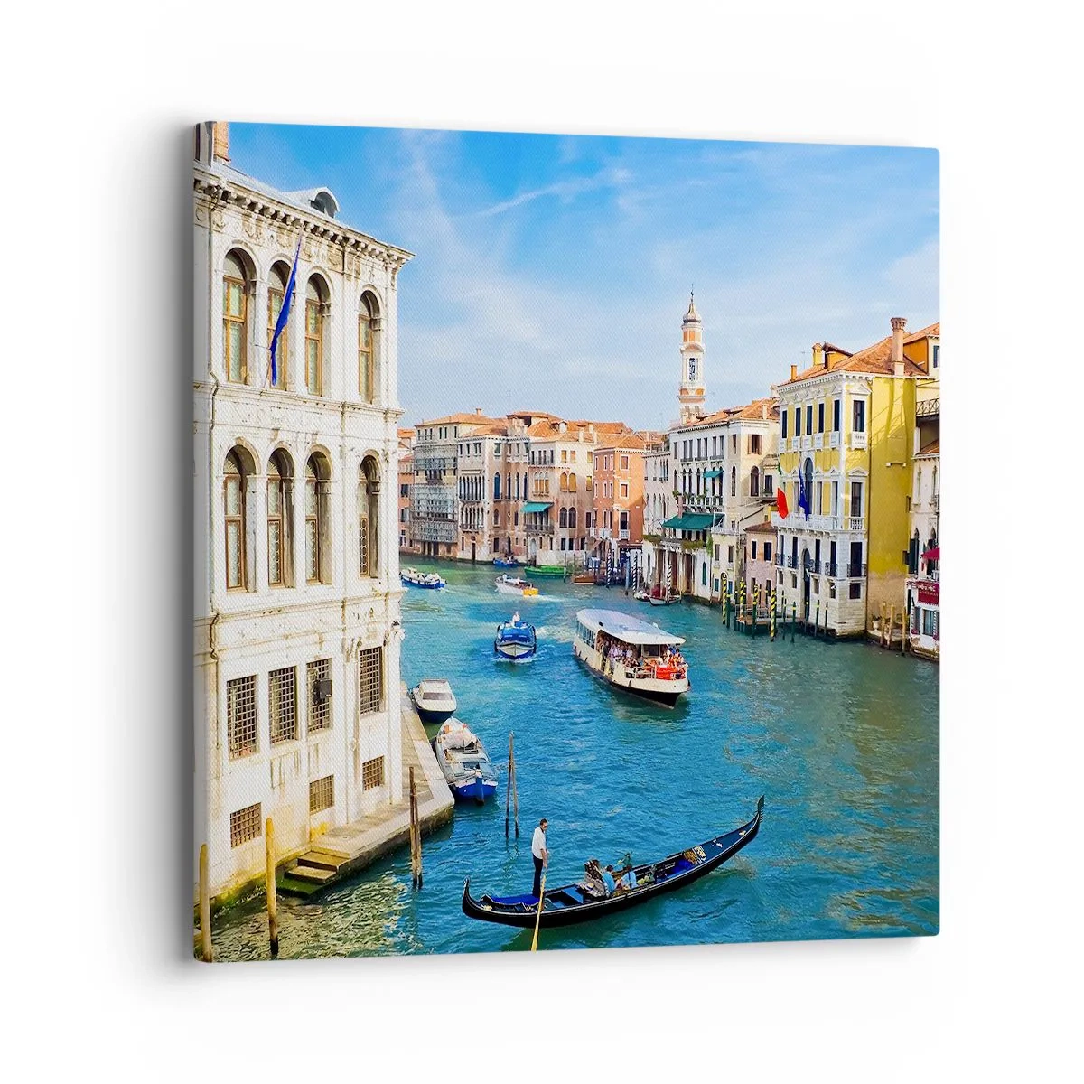 Impression sur toile - Image sur toile - Trafic de rue unique au monde - 40x40 cm