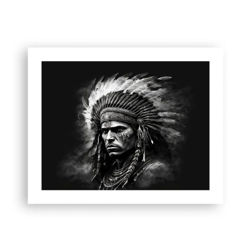 Affiche - Poster - Un leader et un guerrier - 50x40 cm