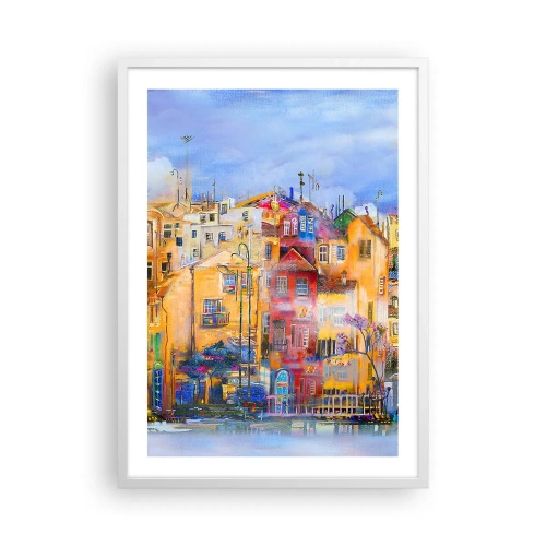 Affiche dans un cadre blanc - Poster - Nous sommes ensemble - 50x70 cm