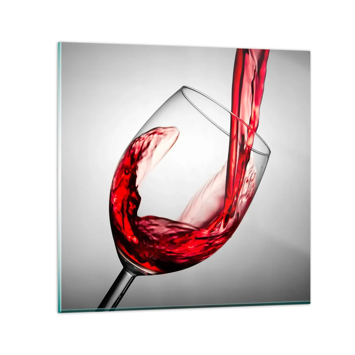 Impression sur verre - Image sur verre - Nuance - mouvement - son - 30x30 cm