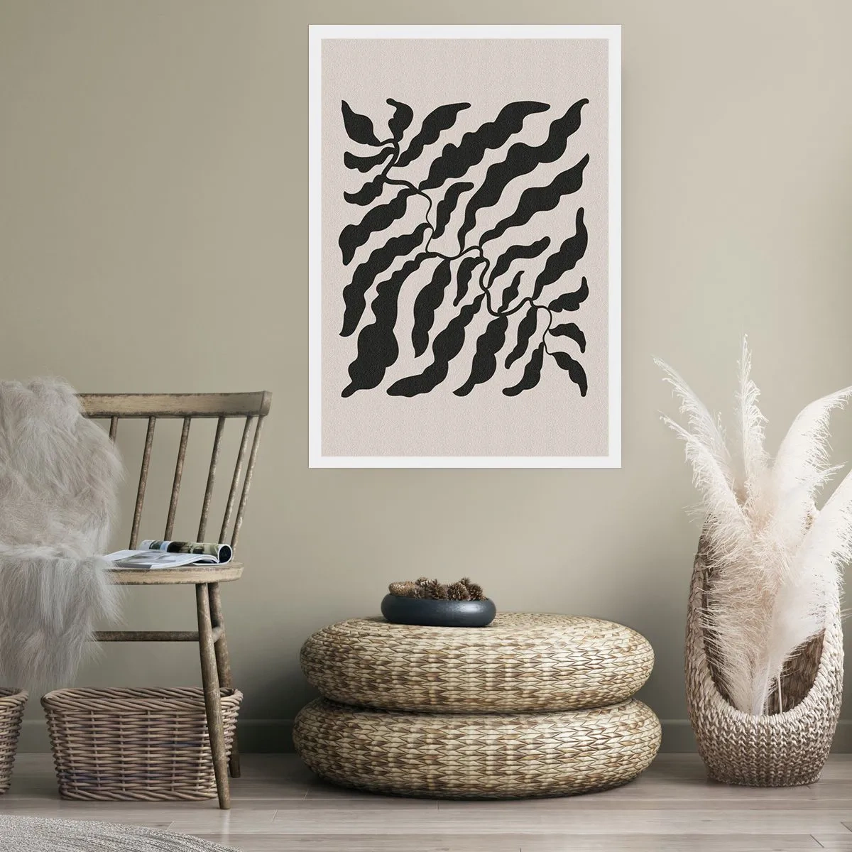 Affiche - Poster - La nature du carré - 70x100 cm
