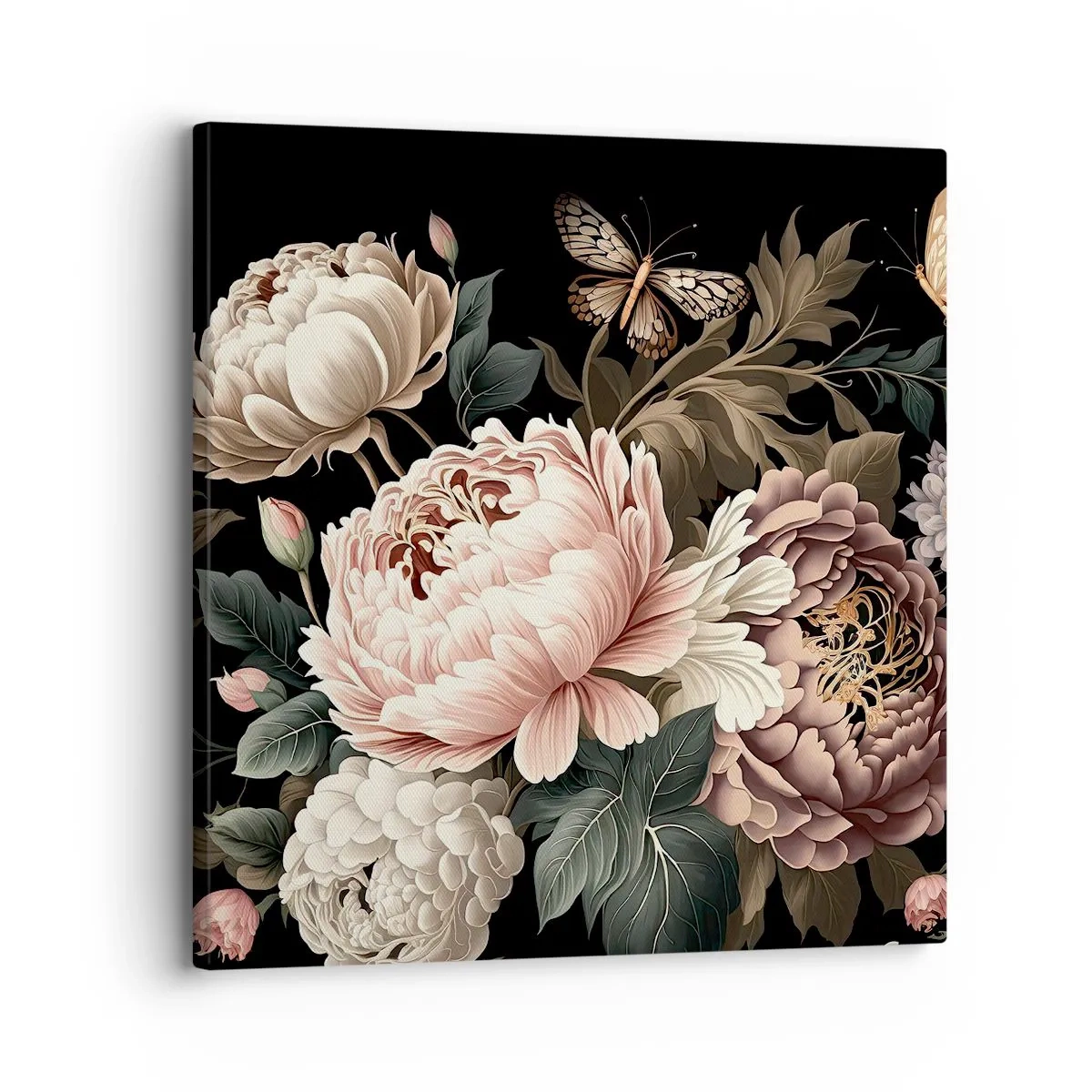 Impression sur toile - Image sur toile - De style baroque - 30x30 cm