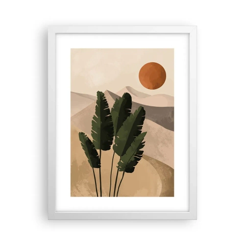 Affiche dans un cadre blanc - Poster - Le triomphe de la vie - 30x40 cm