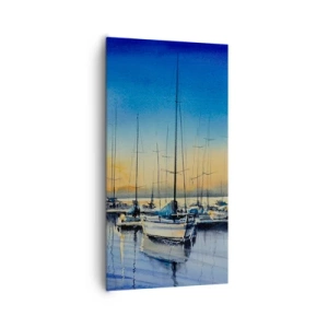 Impression sur toile - Image sur toile - Fin d'une belle journée - 65x120 cm