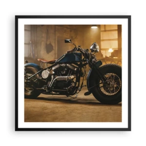 Affiche dans un cadre noir - Poster - Je peux tout - 60x60 cm