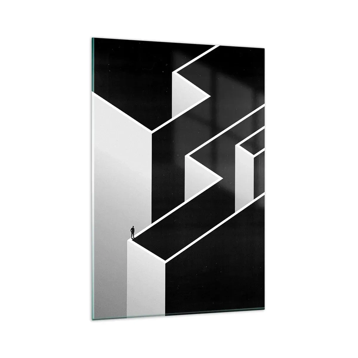 Impression sur verre - Image sur verre - La solitude au sommet - 80x120 cm