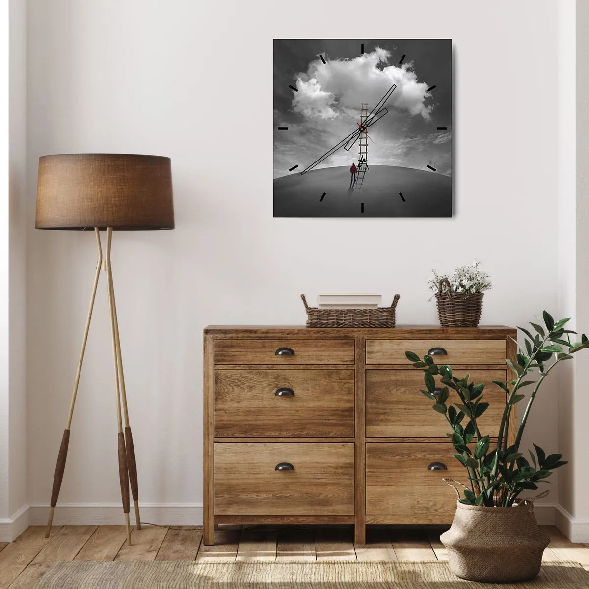 Horloge murale - Pendule murale - Tout est possible - 40x40 cm