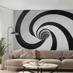 Papier peint sur mesure Premium Canvas - Céder au vortex ? - Abstraction, 3D, Vortex