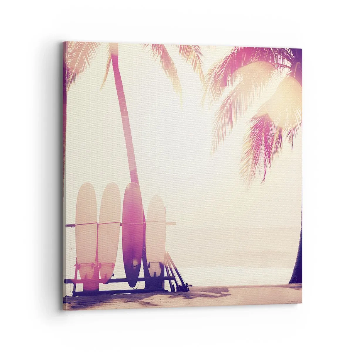 Impression sur toile - Image sur toile - Ca va être une journée magnifique - 70x70 cm