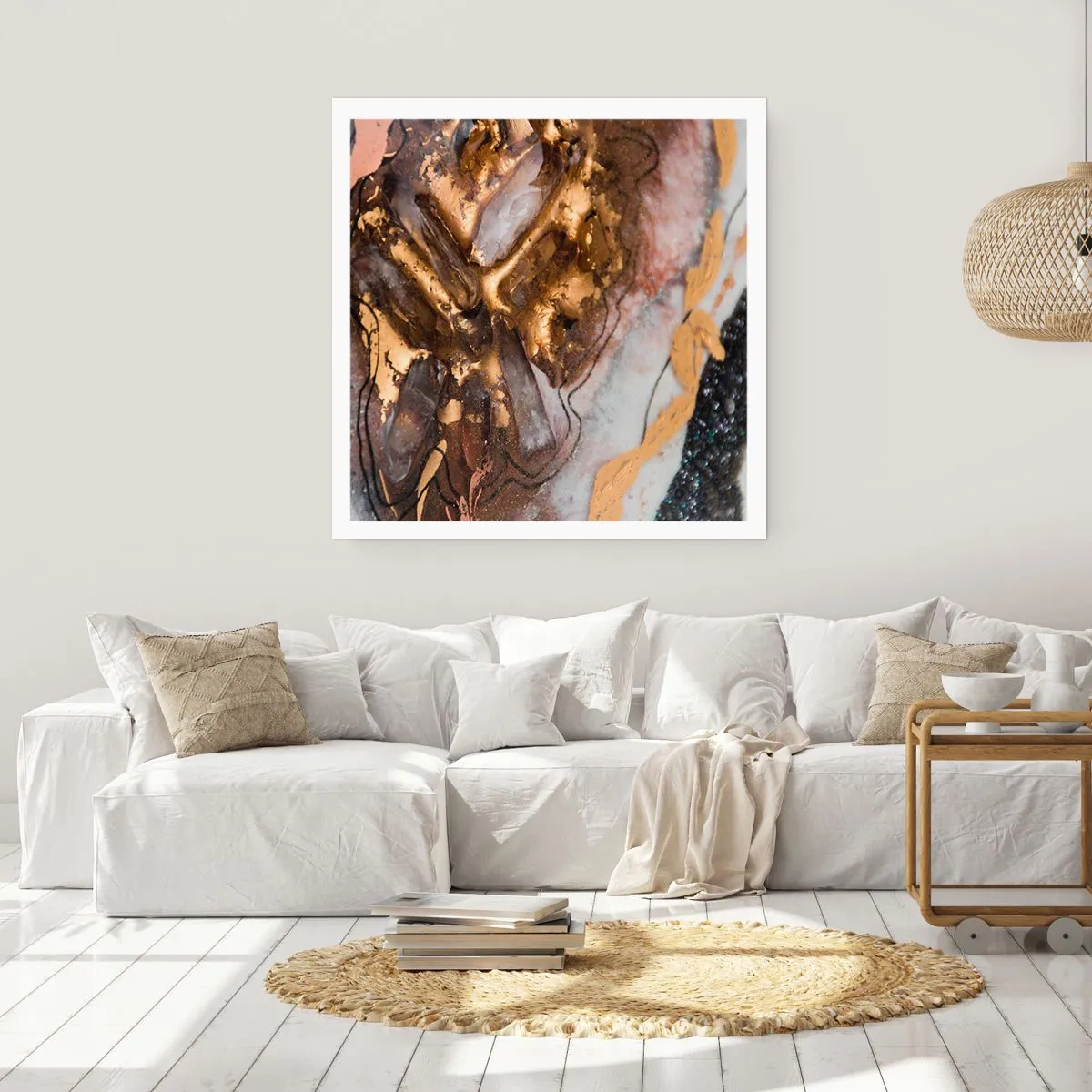 Affiche - Poster - Élément de la terre - 40x40 cm