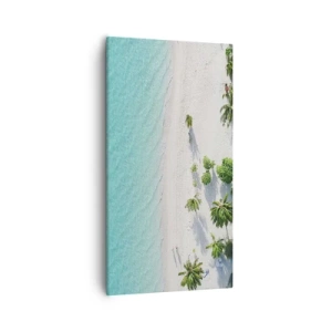 Impression sur toile - Image sur toile - Vacances au paradis - 55x100 cm
