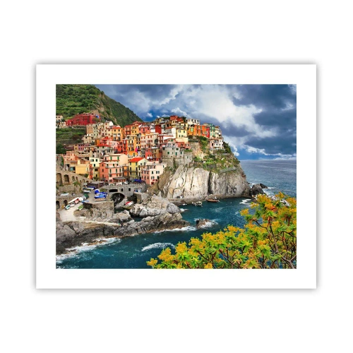 Affiche - Poster - Un groupe embrassant les rochers - 50x40 cm