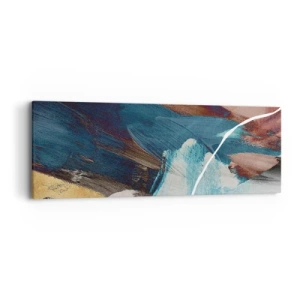 Impression sur toile - Image sur toile - Avec panache et énergie - 90x30 cm