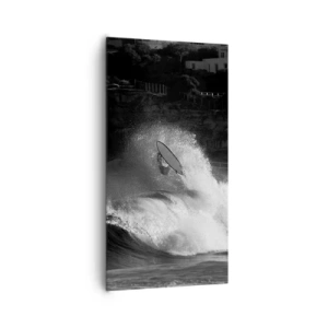 Impression sur toile - Image sur toile - Défi accepté! - 65x120 cm