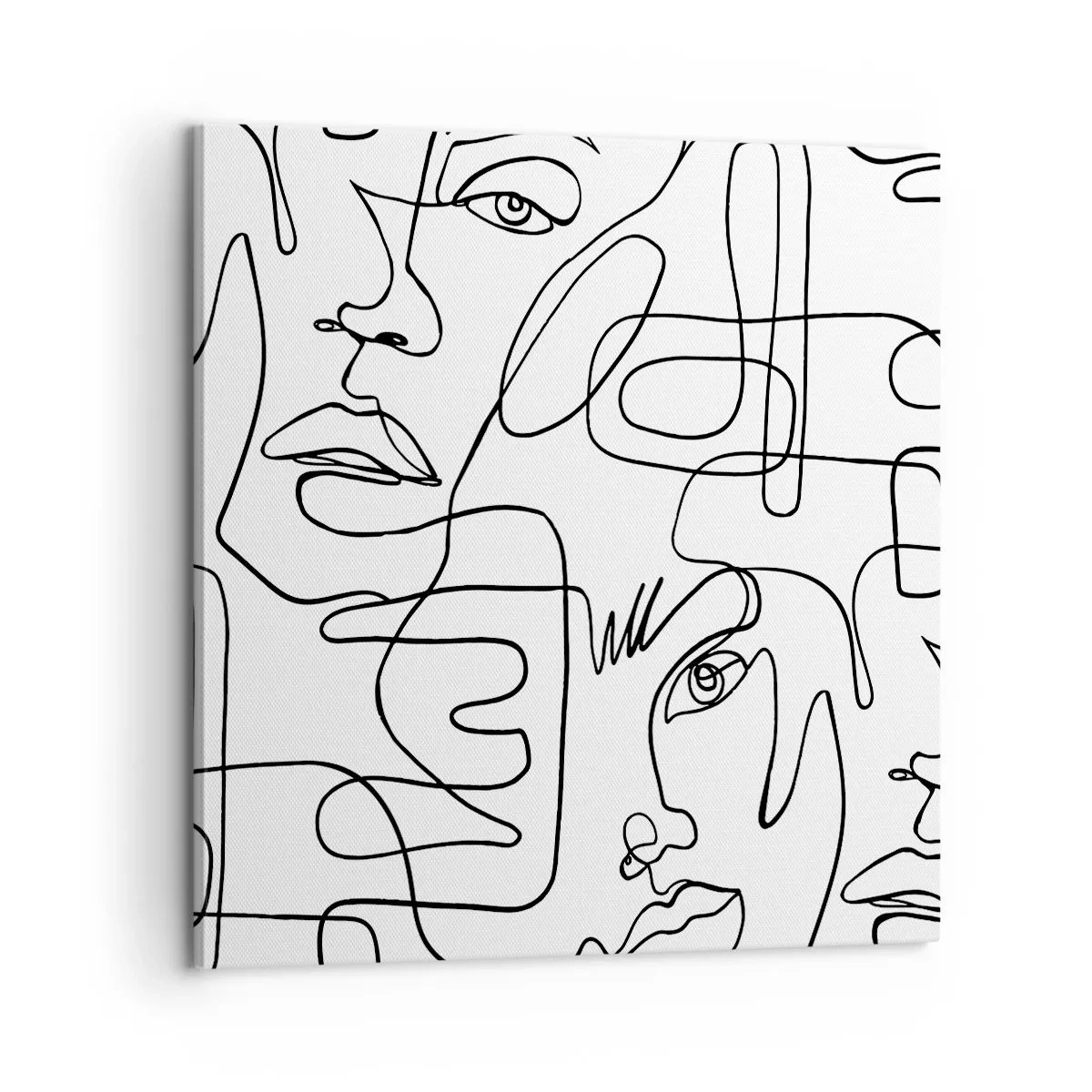 Impression sur toile - Image sur toile - Dans des émotions enchevêtrées - 60x60 cm