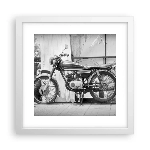 Affiche dans un cadre blanc - Poster - Classique au dessus de tout - 30x30 cm