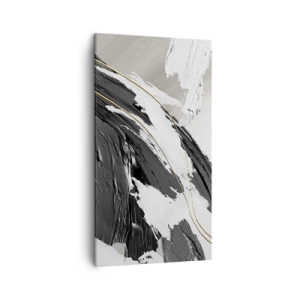 Impression sur toile - Image sur toile - L'abstraction à grande échelle - 45x80 cm