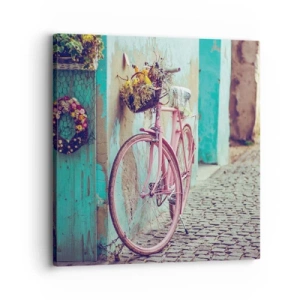 Impression sur toile - Image sur toile - Je reviens tout de suite - 30x30 cm