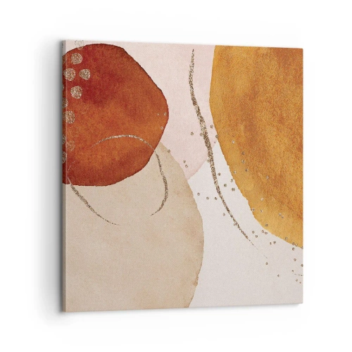 Impression sur toile - Image sur toile - Rondeur et mouvement - 60x60 cm